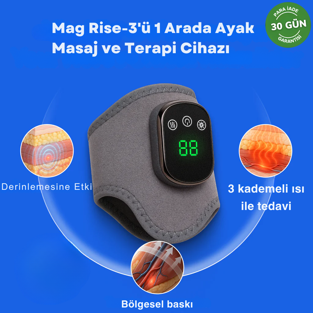 3'ü 1 Arada Ayak Masaj ve Terapi Cihazı