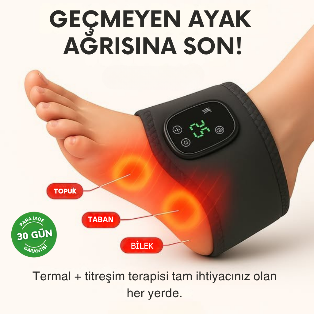 3'ü 1 Arada Ayak Masaj ve Terapi Cihazı
